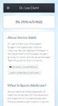 Mobile Screenshot of diehlsportsmedicine.com